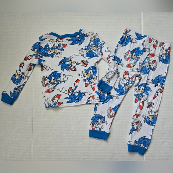 Sonic the Hedgehog Toddler Pajama Set - 4T - Picture 3 of 4